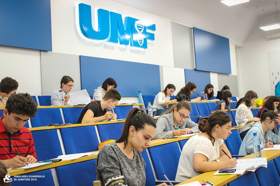 Simularea examenului de admitere la UMF Tîrgu Mureș