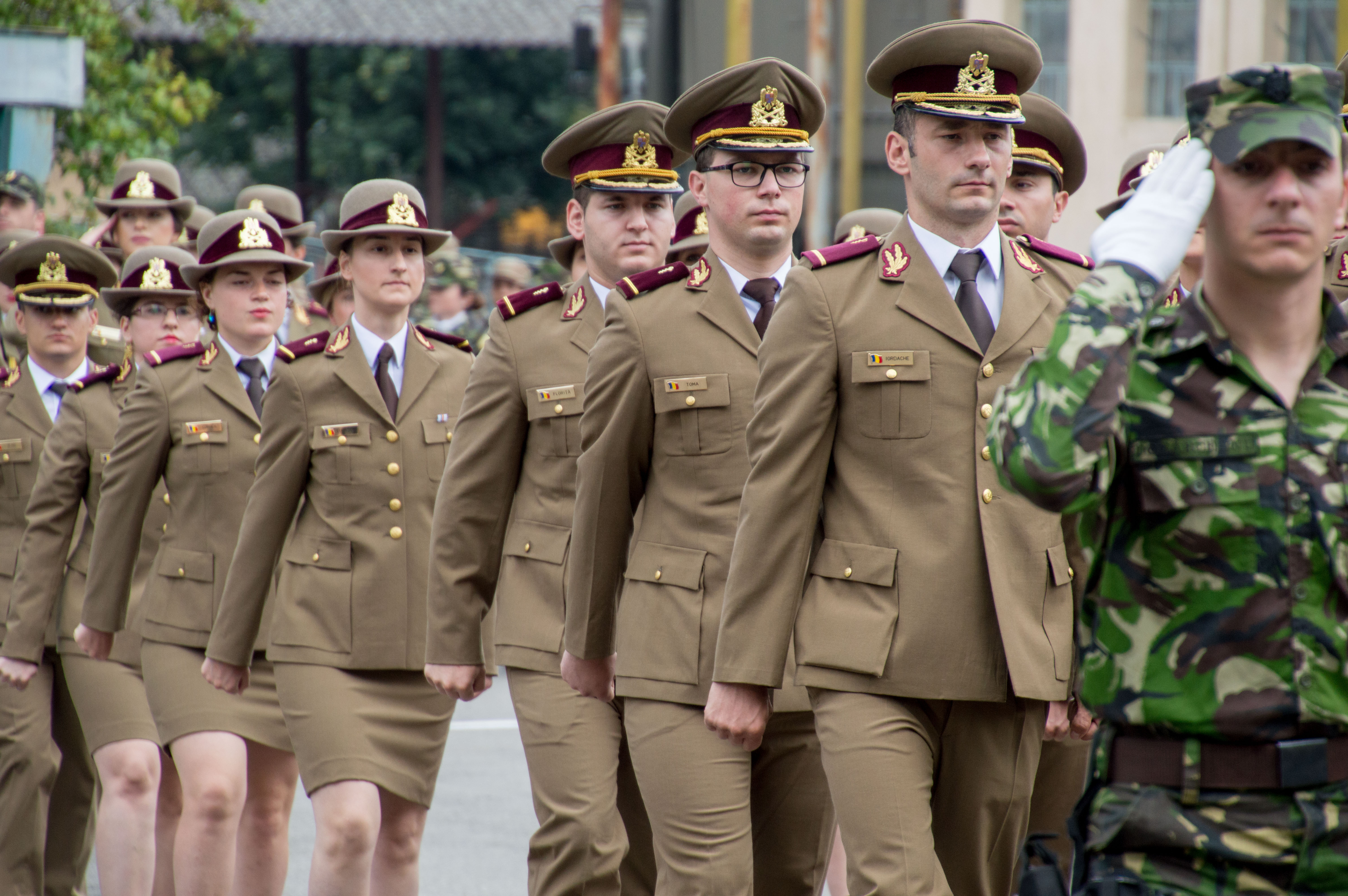 FOTO: Primul grad de ofițer, acordat studenților de la Catedra de Pregătire Medico-Militară