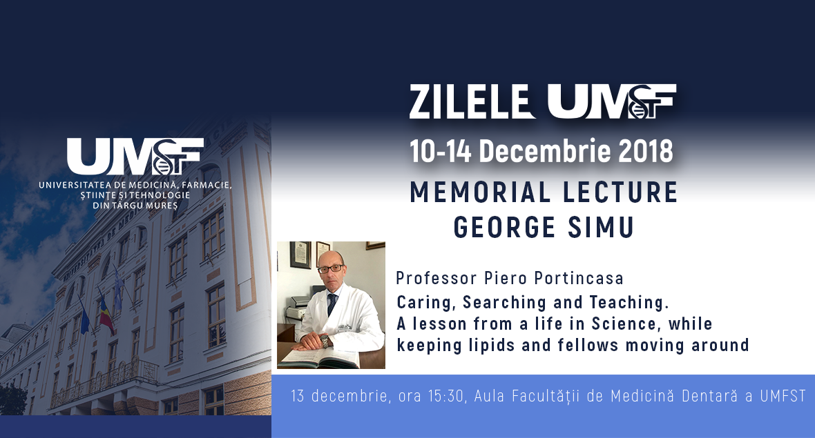 Memorial Lecture George Simu