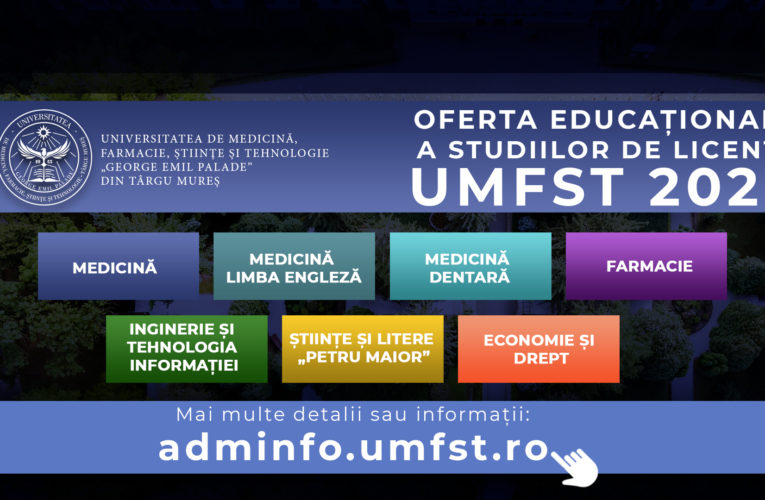 Admitere 2020 UMFST. Condiții și criterii specifice facultăților