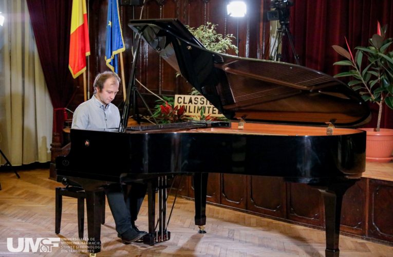 Pianistul Bogdan Vaida, un nou concert la UMFST Târgu Mureș