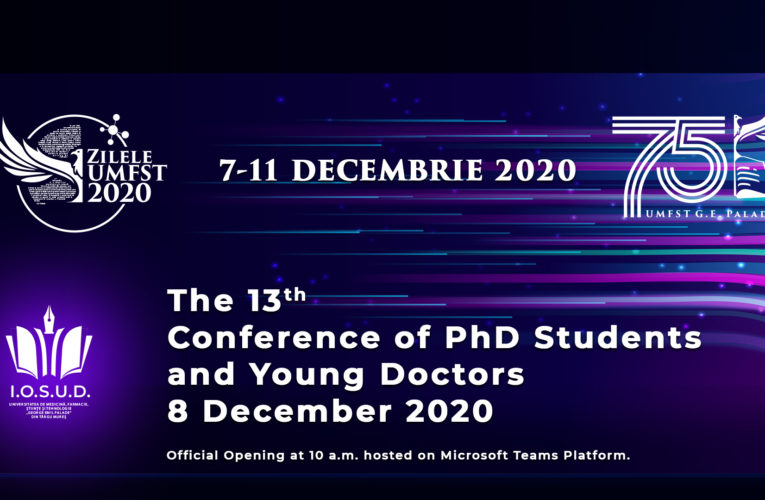 Conferinţa Doctoranzilor şi Tinerilor Doctori 2020