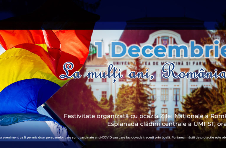 Ziua Națională a României, sărbătorită la UMFST
