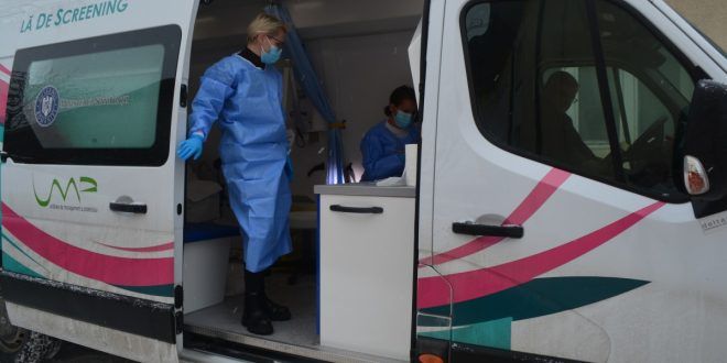 Caravana mobilă pentru screeningul cancerului de col uterin, acțiuni în teritoriu