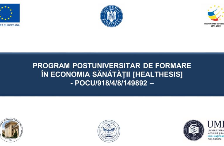 Cadre didactice ale UMFST G.E. Palade Tg. Mureș specializate în Economia Sănătății