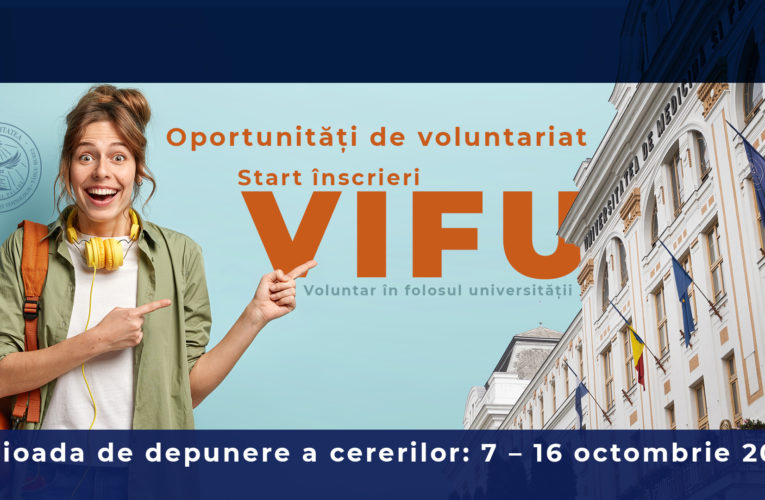 Programul VIFU pentru studenți, an universitar 2022-2023