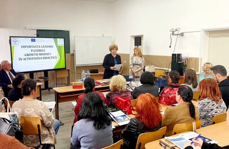 UMFST G.E. Palade Târgu Mureș continuă promovarea gândirii flexibile (Growth mindset) în activitatea didactică din mediul preuniversitar