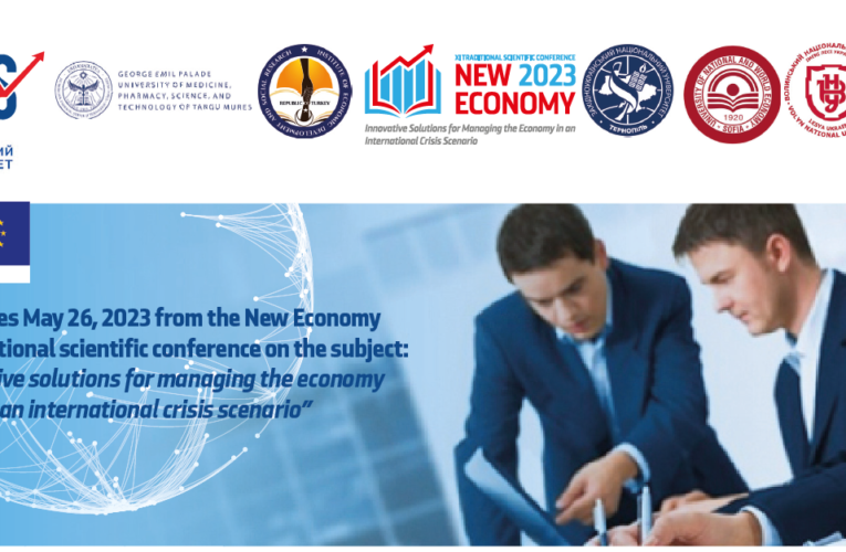 Conferința „Innovative Solutions for Managing the Economy in an International Crisis Scenario”